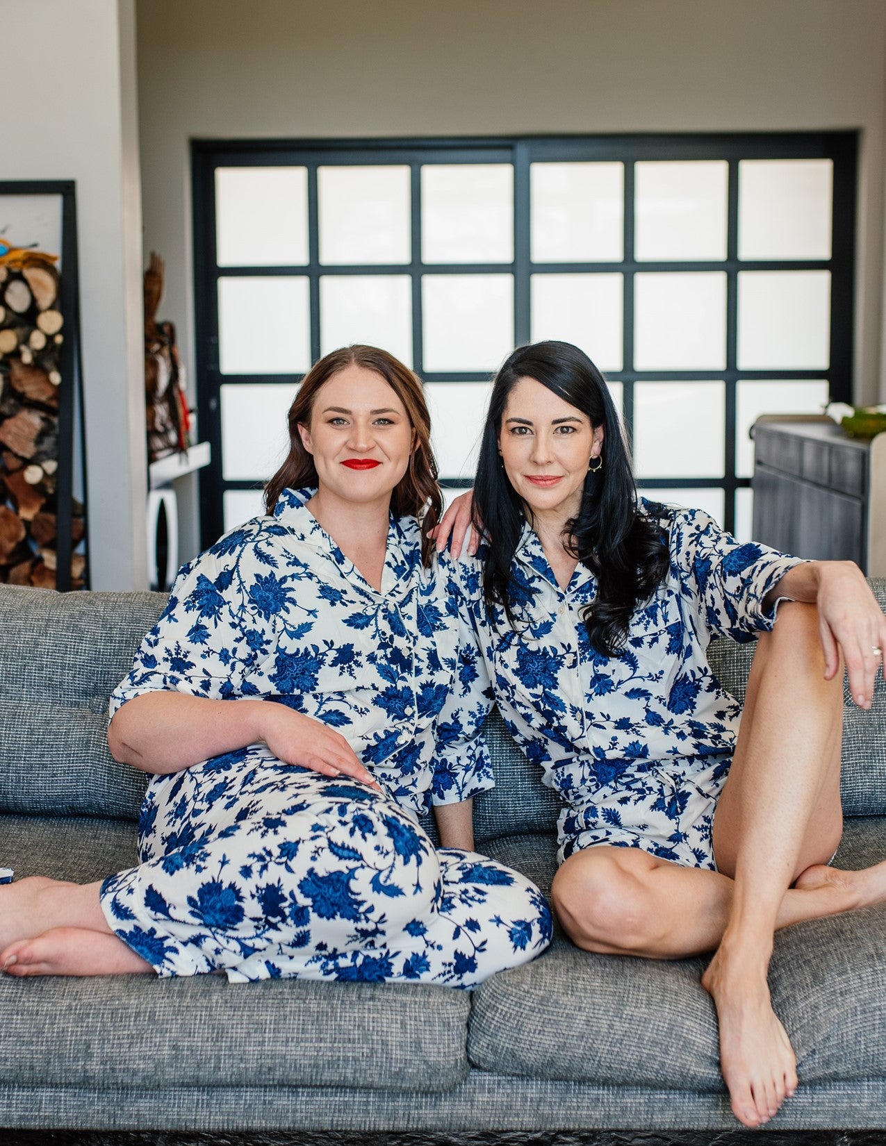 Discover pure bliss with our Forest blue leaves printed on white background Silk Short Pajamas. Immerse yourself in luxurious comfort and timeless elegance as you lounge in style. Crafted from the finest silk, these pajamas redefine relaxation. Elevate your sleepwear collection with sophistication and indulgence.